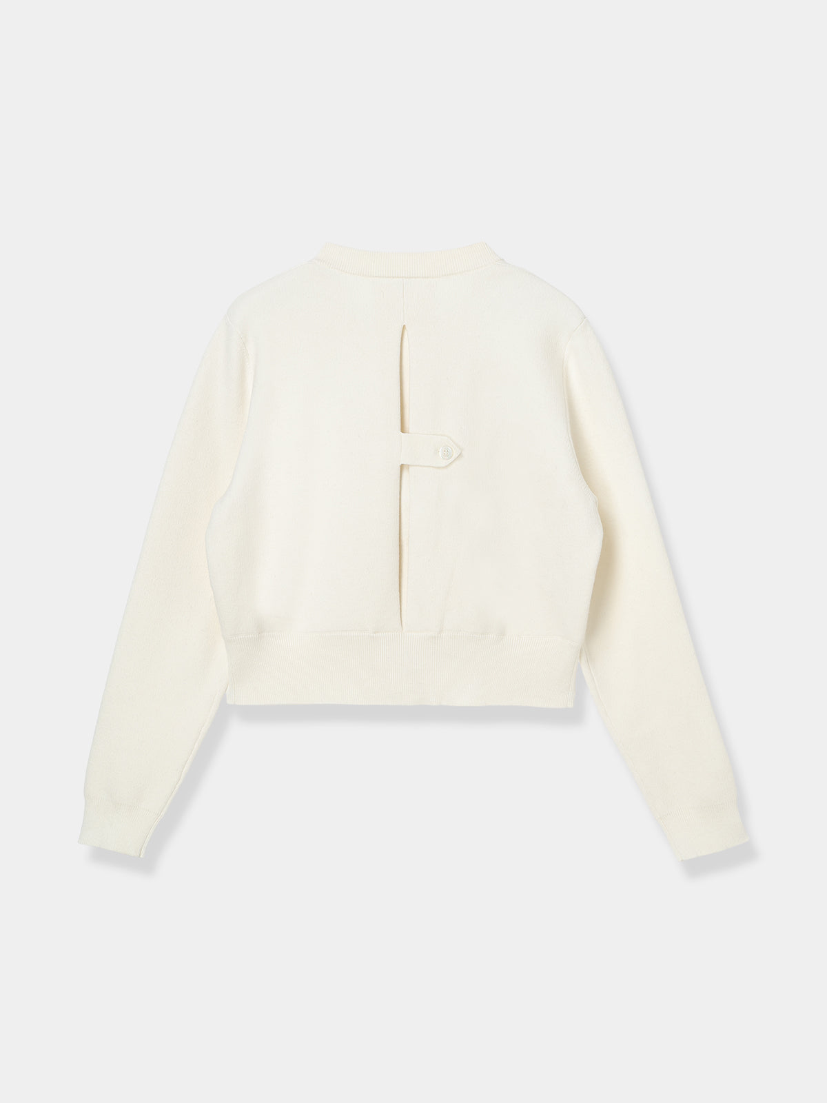 Compact Knit Cashmere Blouson – L'AUBE BLANC