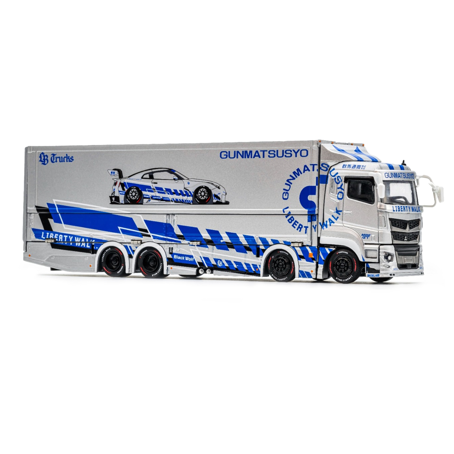GCD 1:64 Mitsubishi Fuso Super Great Transport LBWK, (RHD) TAS