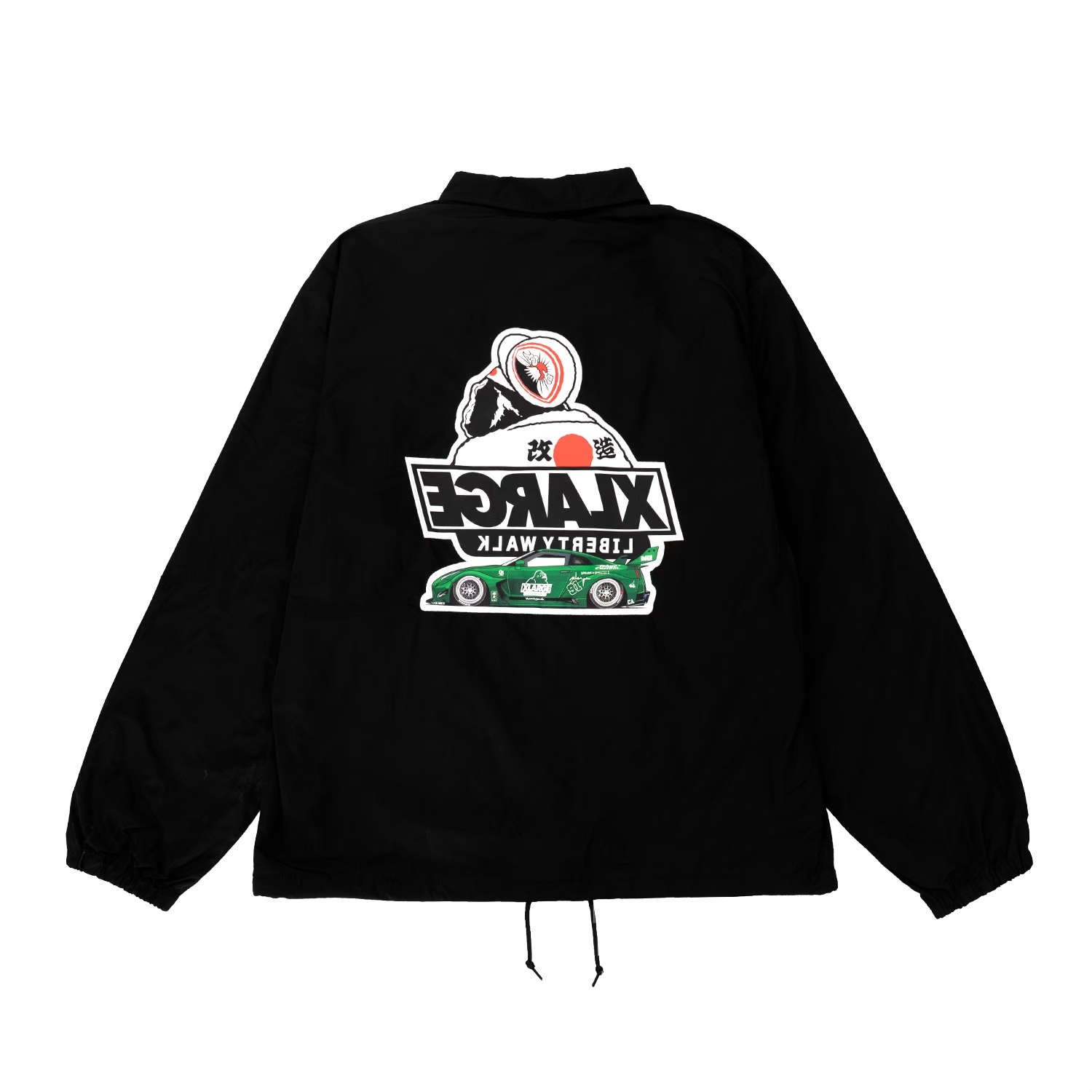 XLARGE×LIBERTY WALK OGゴリラ Coach Jacket Black - LB-ONLINE STORE