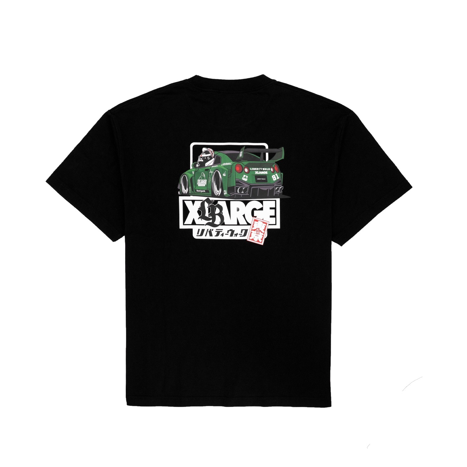 XLARGE×LIBERTY WALK R35 Tee Black - LB-ONLINE STORE