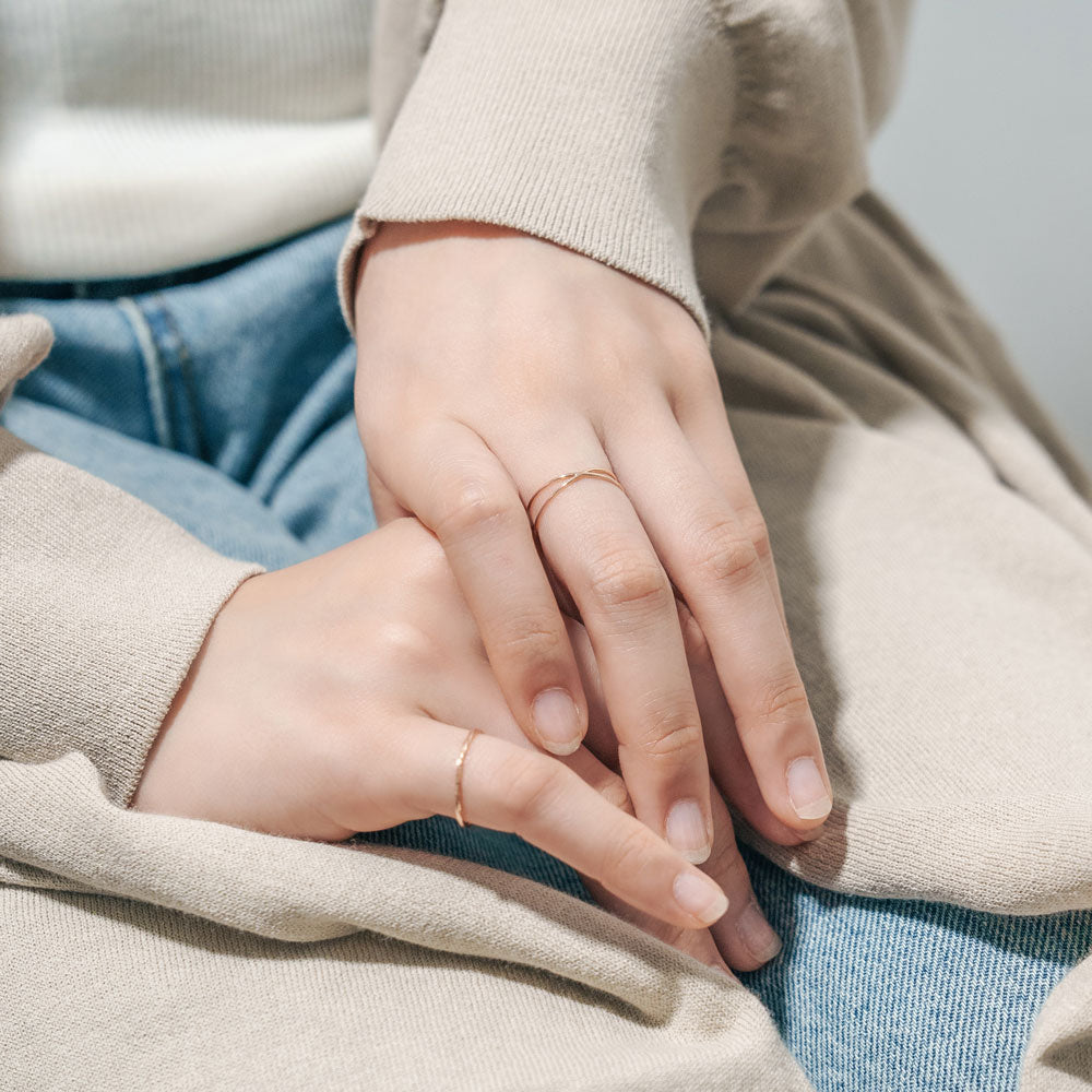 L&Co.(エルアンドコー)】 リング｜K10 クロス リング(36-2111-2119