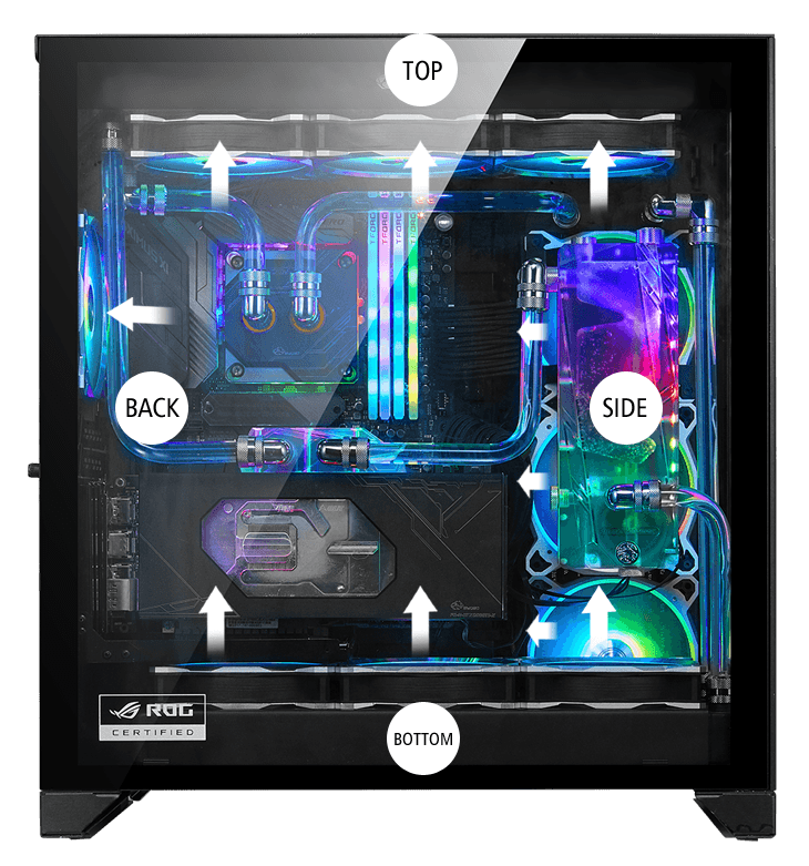 PC-O11D XL - E-ATX、ATX フルタワー ゲーミング コンピューター ケース