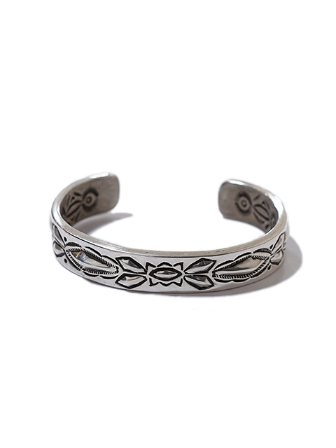 RAY ADAKAI（レイアダカイ） 】 ダブルスタンプシルバーバングル