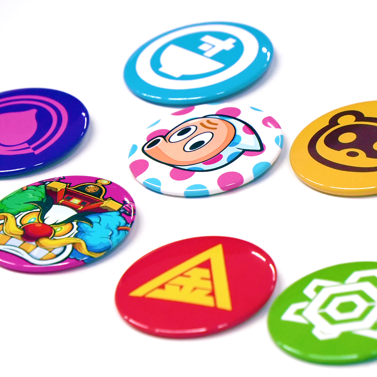 缶バッジ セットA｜豆狸のバケル 公式グッズ