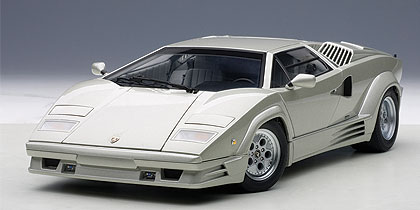 AUTOart 1/18 LAMBORGHINI COUNTACH 25th ANNIVERSARY EDITION (SILVER