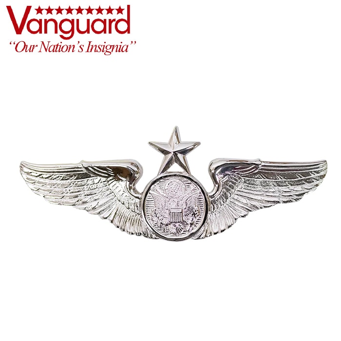 ヴァンガード 米海軍アビエーター パイロットバッジ 【正規品　未開封】 Vanguard U.S. ピンバッジ ベーシックパイロット章 USAF用 <br