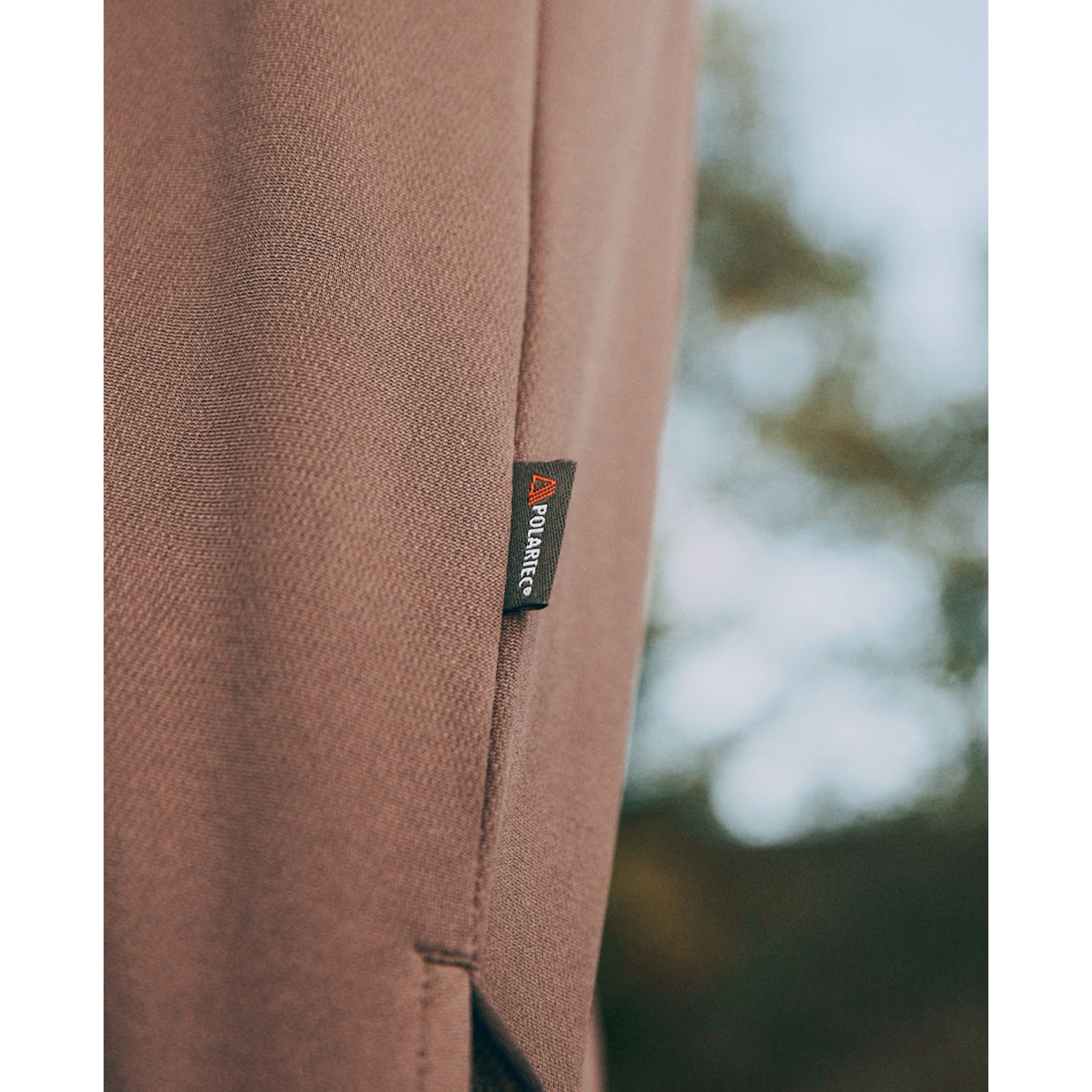 charbon / POLARTEC POWER DRY SLEEVELESS T-SHIRTS（OVAL LOGO）BROWN