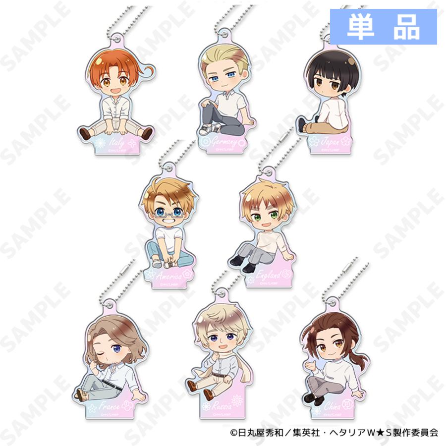 予約販売】ヘタリアWorld☆Stars アクリルキーホルダー 12.ロマーノ