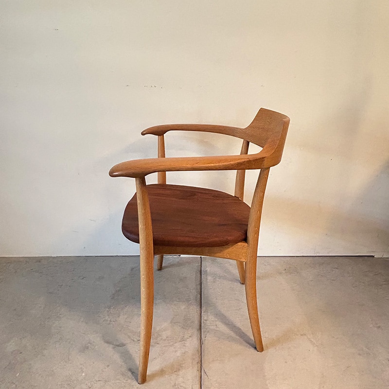 OUTLET】クレセントアームチェア(WN+OAK) 2脚セット | SALE