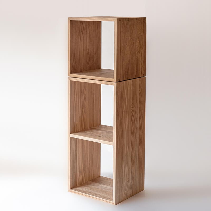 飛騨の家具 2KOBAKO (にこばこ)【無垢材のユニット収納家具。KOBAKOの2