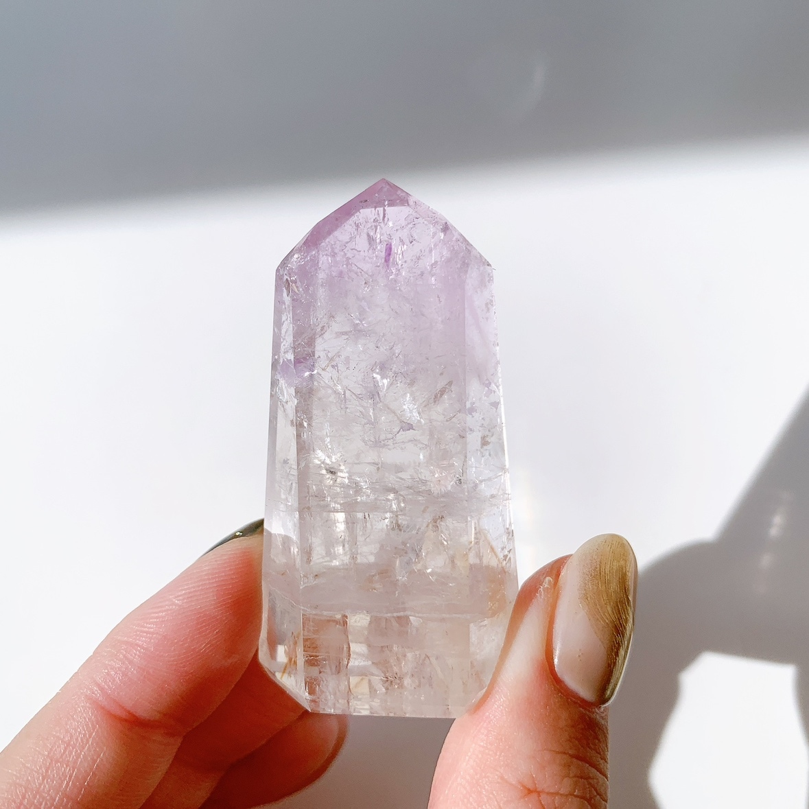 パウエライトファントムアメジスト ポイント | ポイント | Crystals by