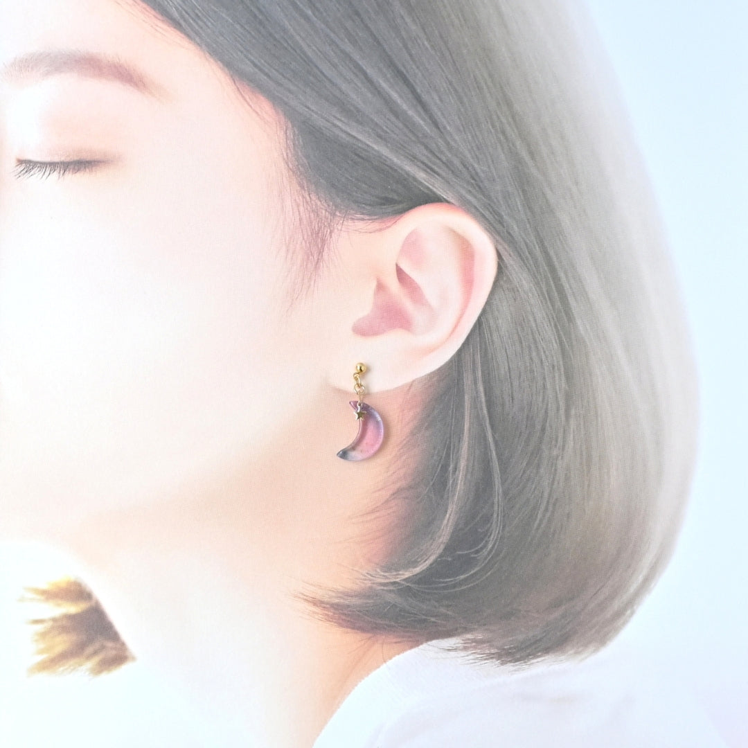 淡月のピアス・イヤリング – 宙フェス夜市