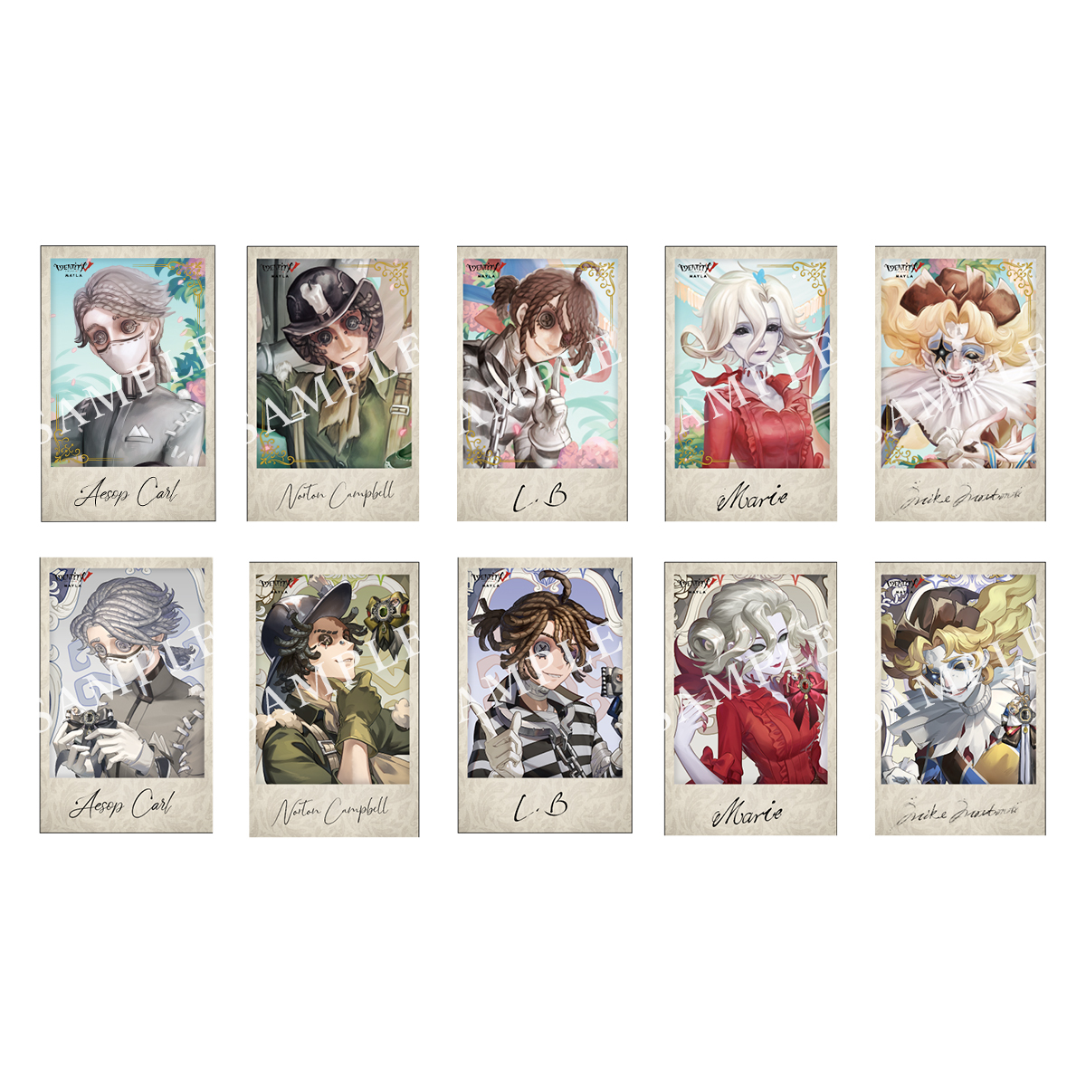 第五人格 アイコニック トレーディング カード 1.5 ～コンプリート