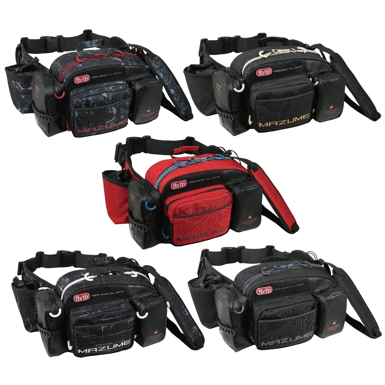 mazume レッドムーンウエストバッグ V MZBK-768