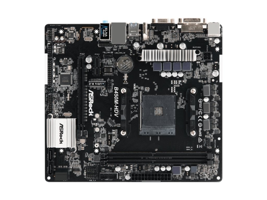 ASRock B450M-HDV AMD 400シリーズ Socket AM4対応 AMD B450チップ