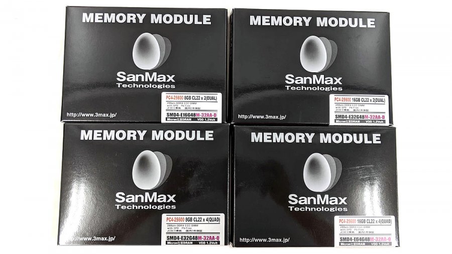 RyzenクリエイターPCに最適、サンマックスから信頼性重視のDDR4