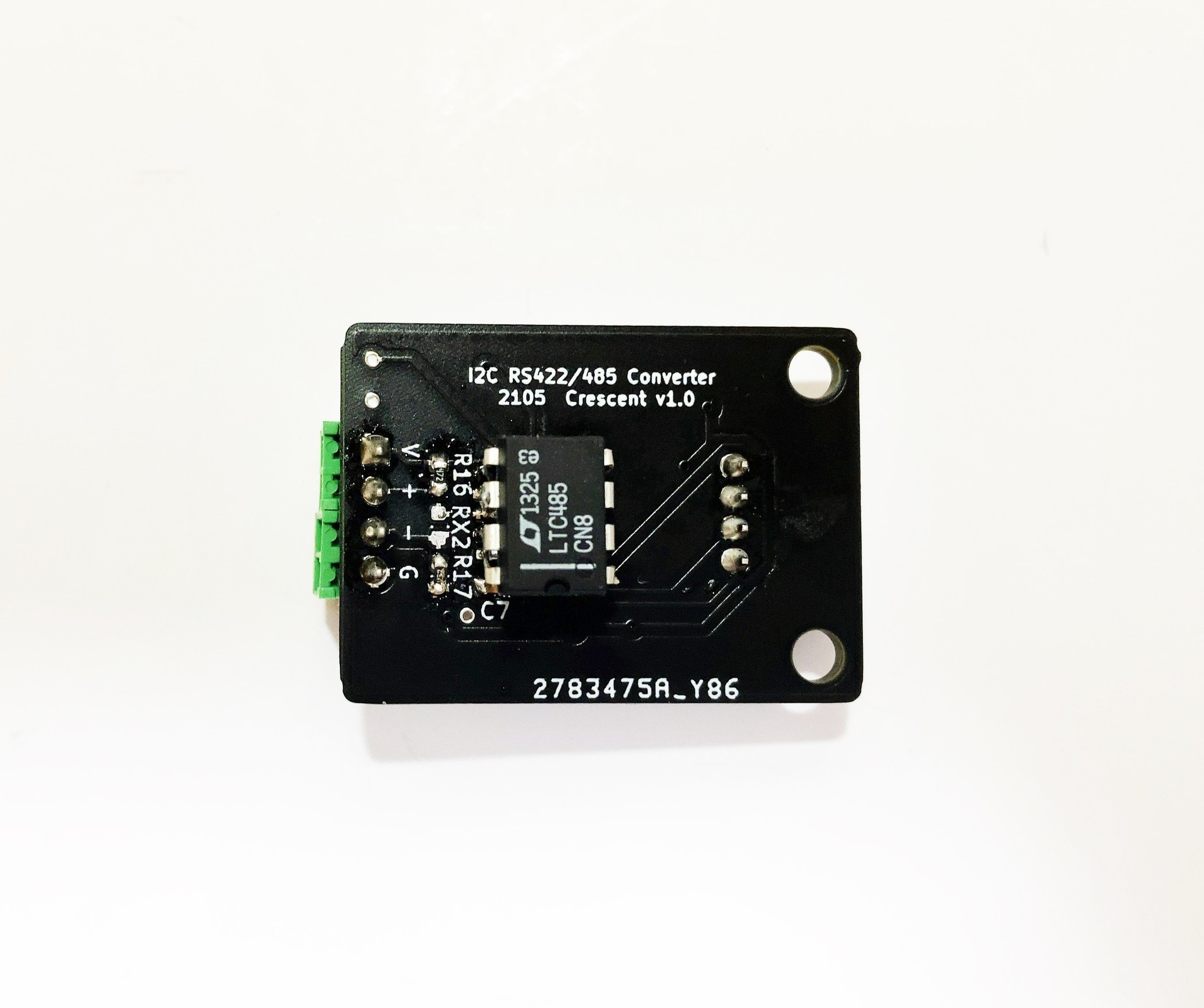 I2C/RS422-RS485コンバータ基板: Crescent