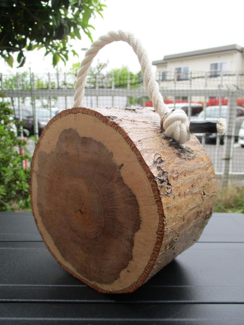 Amazon.co.jp: 薪割り台 バトニング台 薪割台 カシ（樫）（高さ9