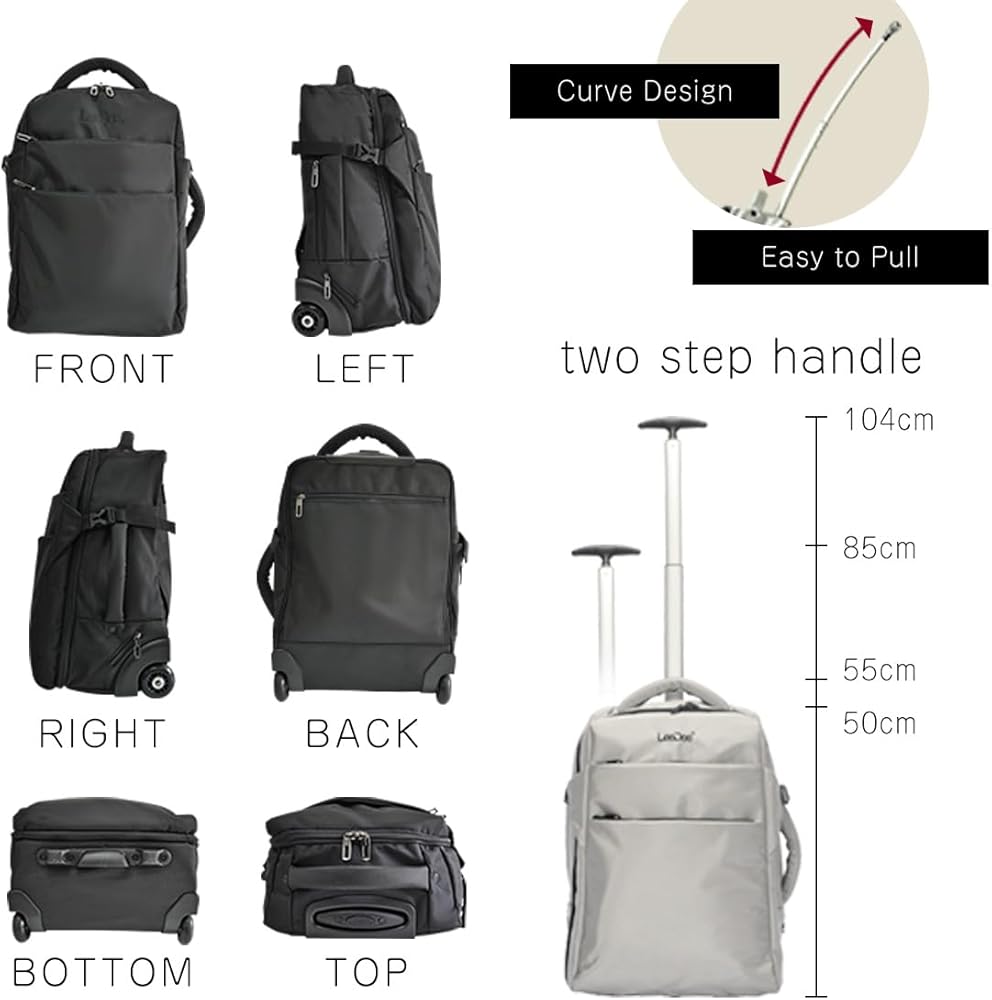 Amazon | [LeeDee] 2WAYキャリーバッグ キャスター付き 軽量 2.3KG
