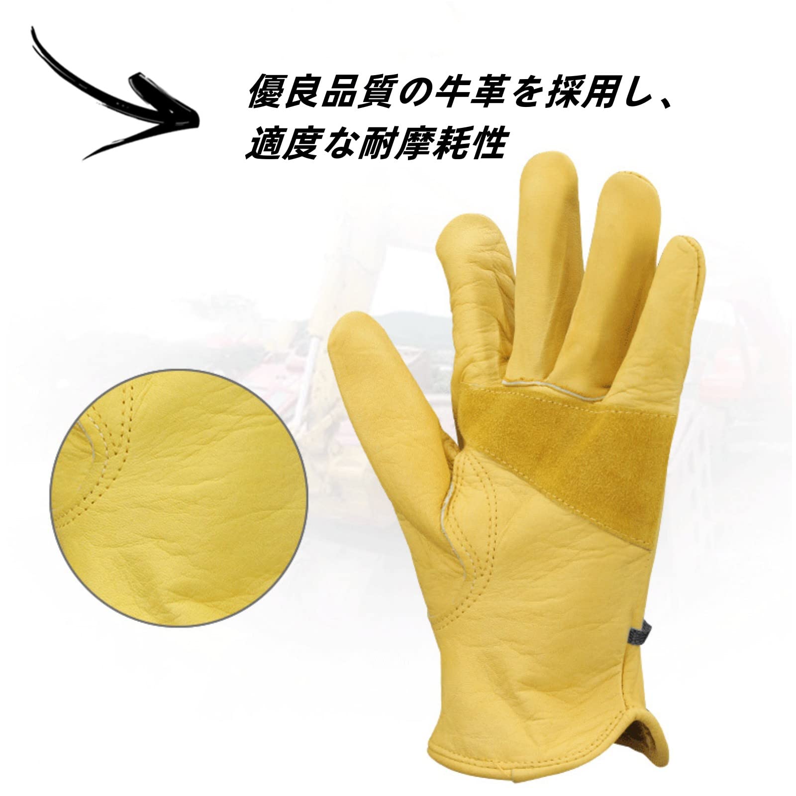 Amazon.co.jp: アメリカン バイク 用 ビンテージ グローブ 手袋 牛革