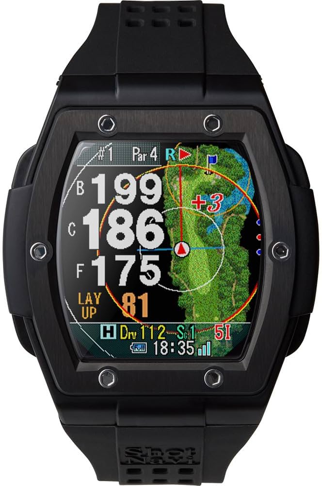 Amazon | Shot Navi Crest2(ショットナビ)【ブラック】マルチ測位 1.4
