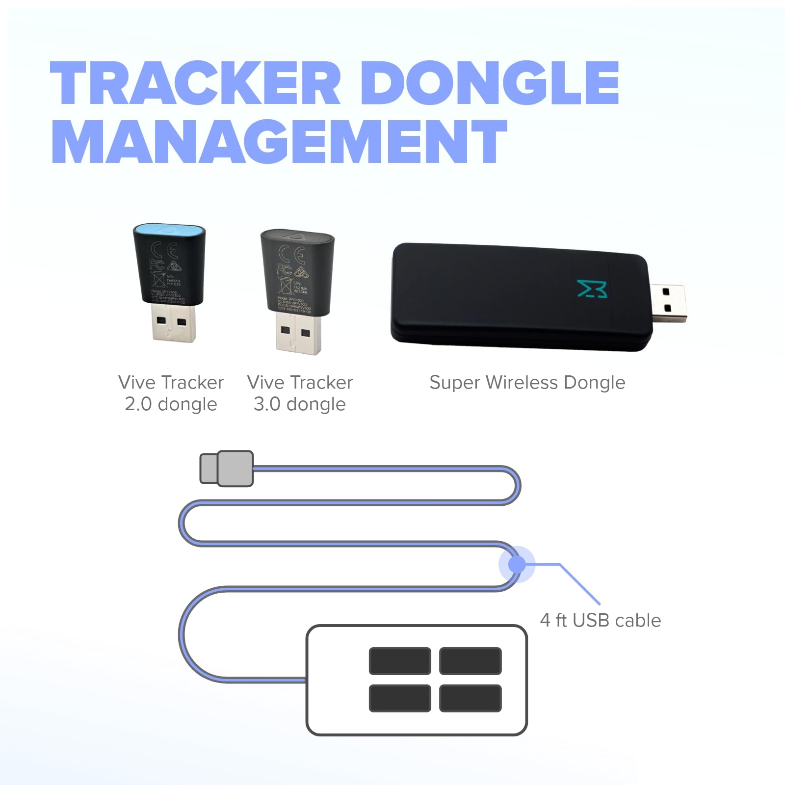 Amazon | Rebuff Reality USB ハブ - VIVE トラッカー USB ドングル用