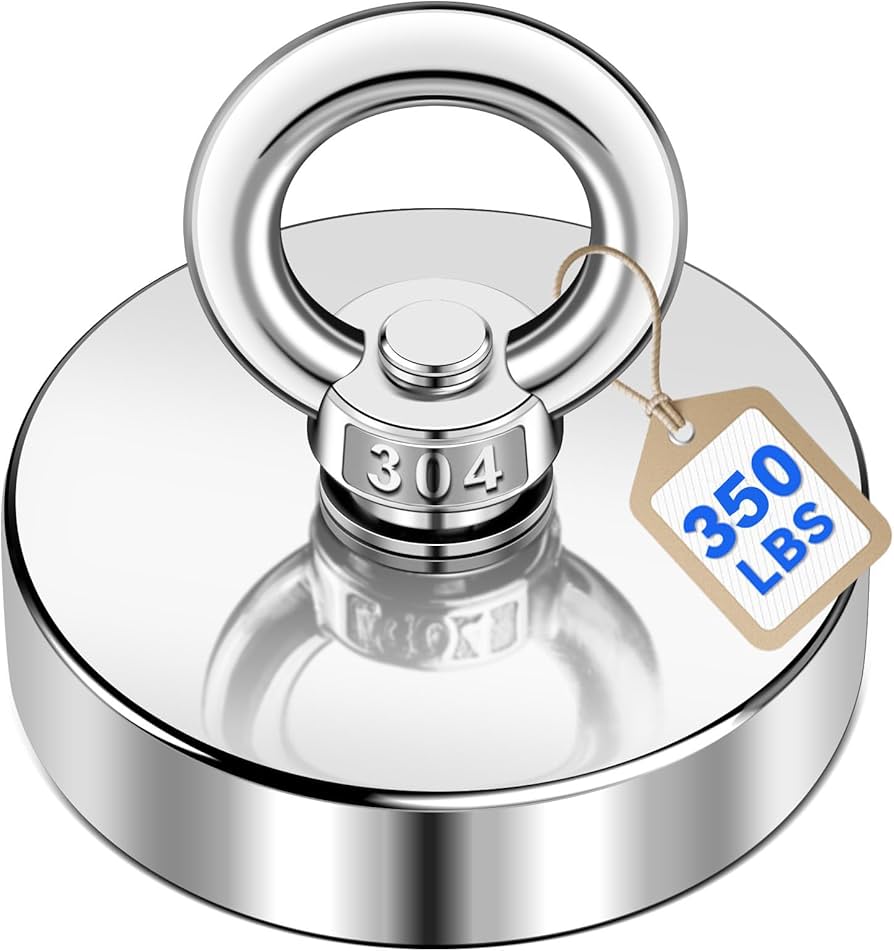 Amazon.com: DIYMAG Strong Neodymium Fishing Magnets 350 Lbs(158 KG
