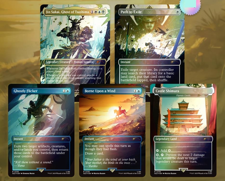 MTG Secret Lair x Ghost of Tsushima (Foil Edition) : Amazon.sg: Toys