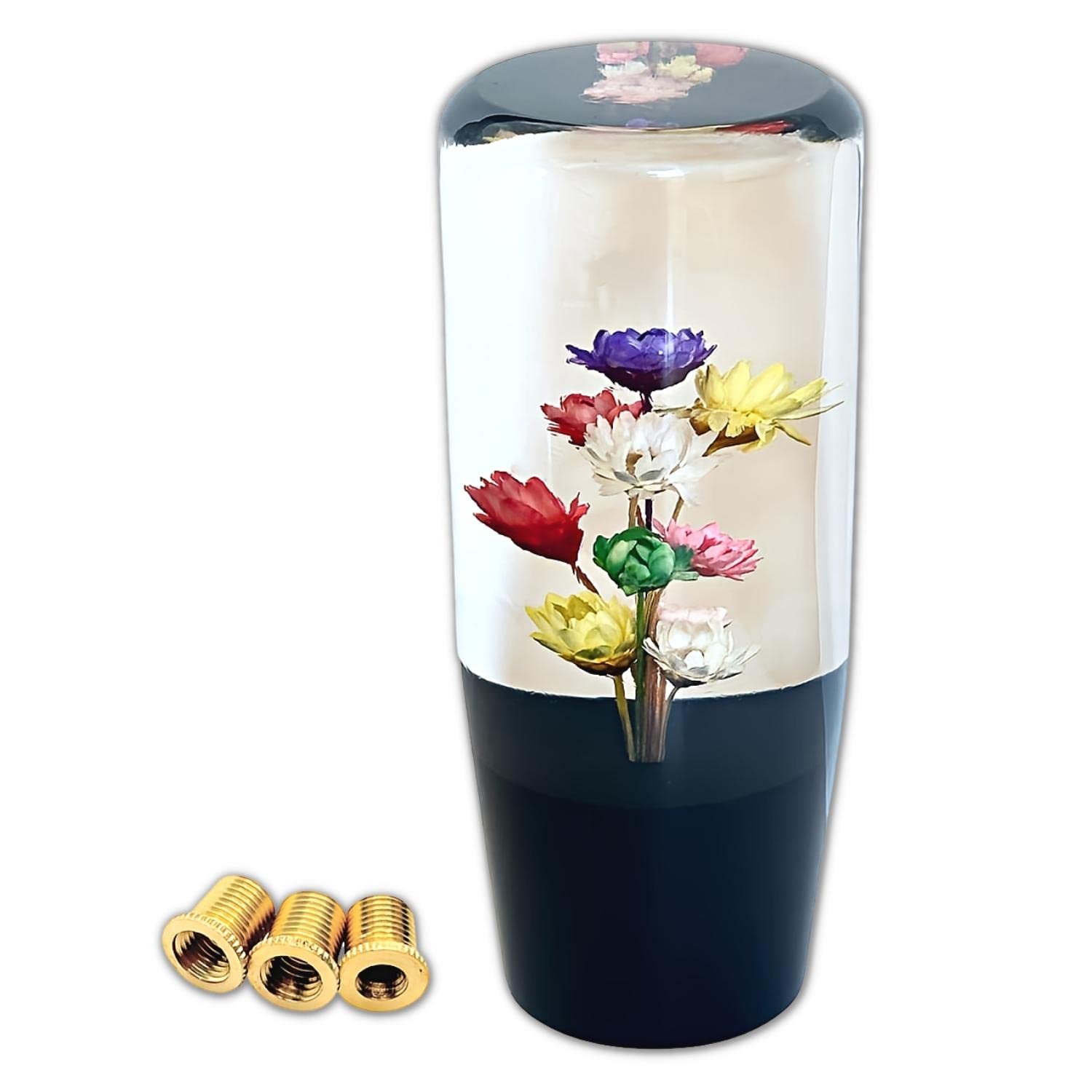 Amazon.co.jp: HTharros 水中花 クリスタル シフトノブ 汎用 旧車 昭和