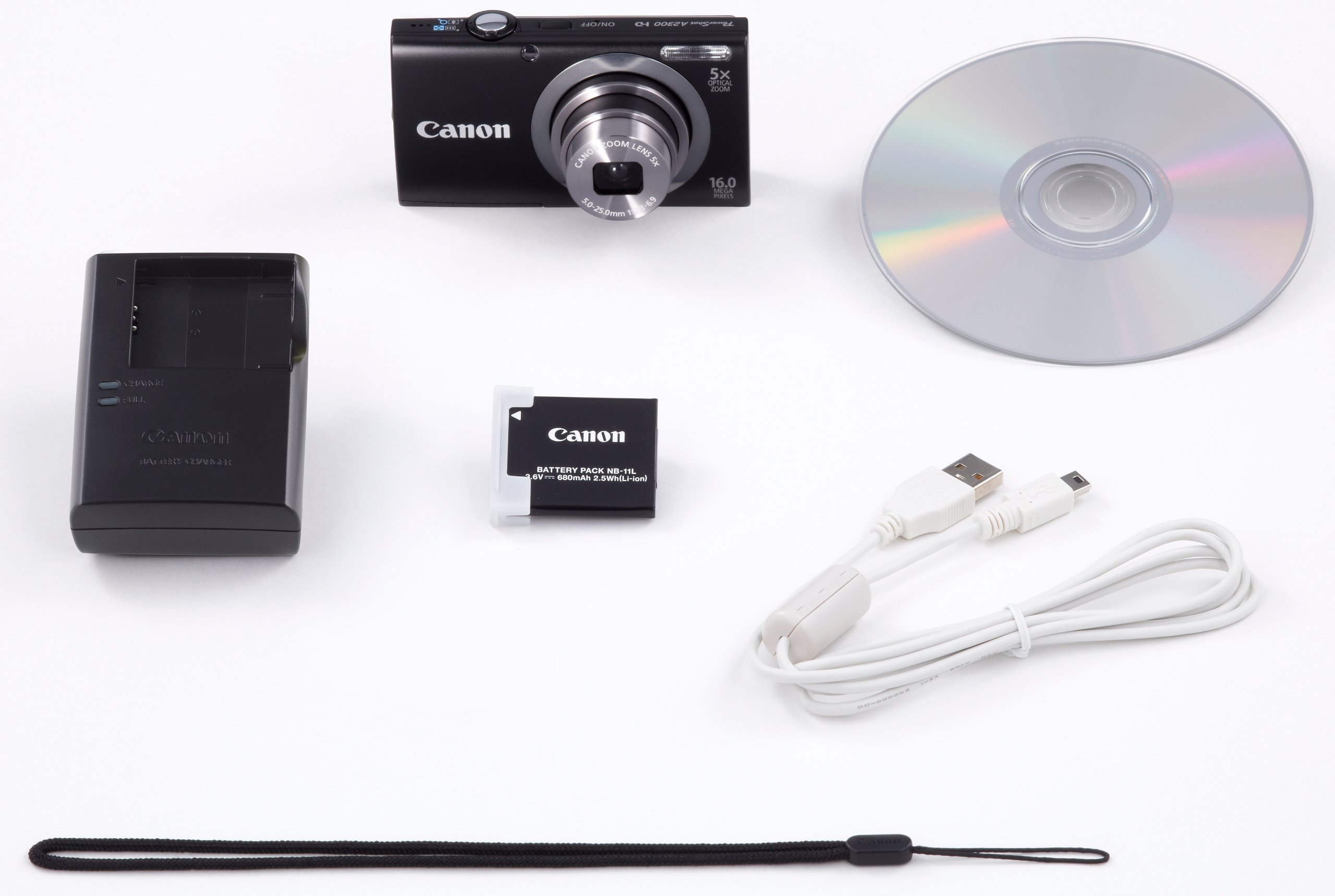 Amazon.co.jp: Canon デジタルカメラ PowerShot A2300 ブラック 光学5