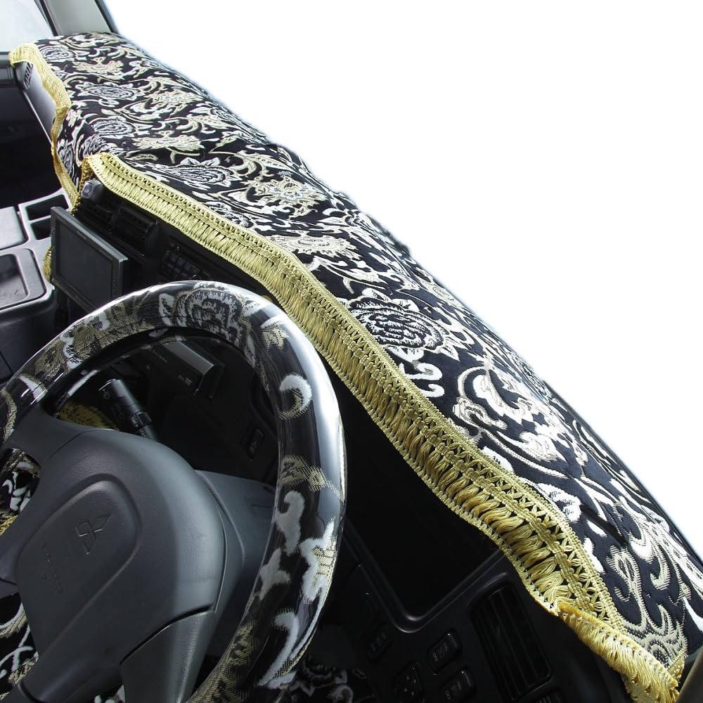 Amazon | 金華山 ダッシュマット モンブランローズ ブラック 日野 17