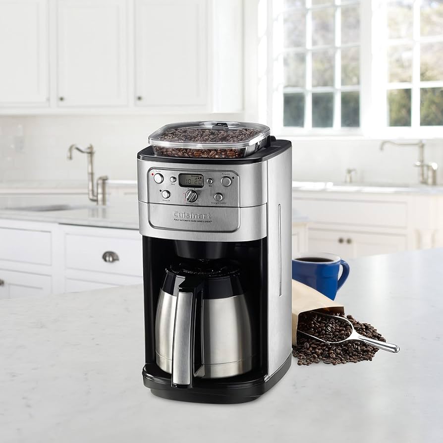 Amazon.co.jp : クイジナートコーヒーメーカー 魔法瓶＆豆挽付（ミル