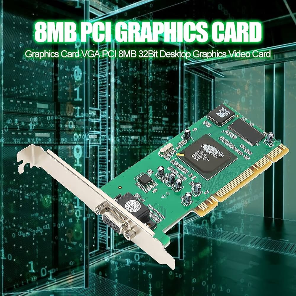 Amazon | PCIグラフィックスカード 8MB VGA 32ビットサーバー SDRAM 2