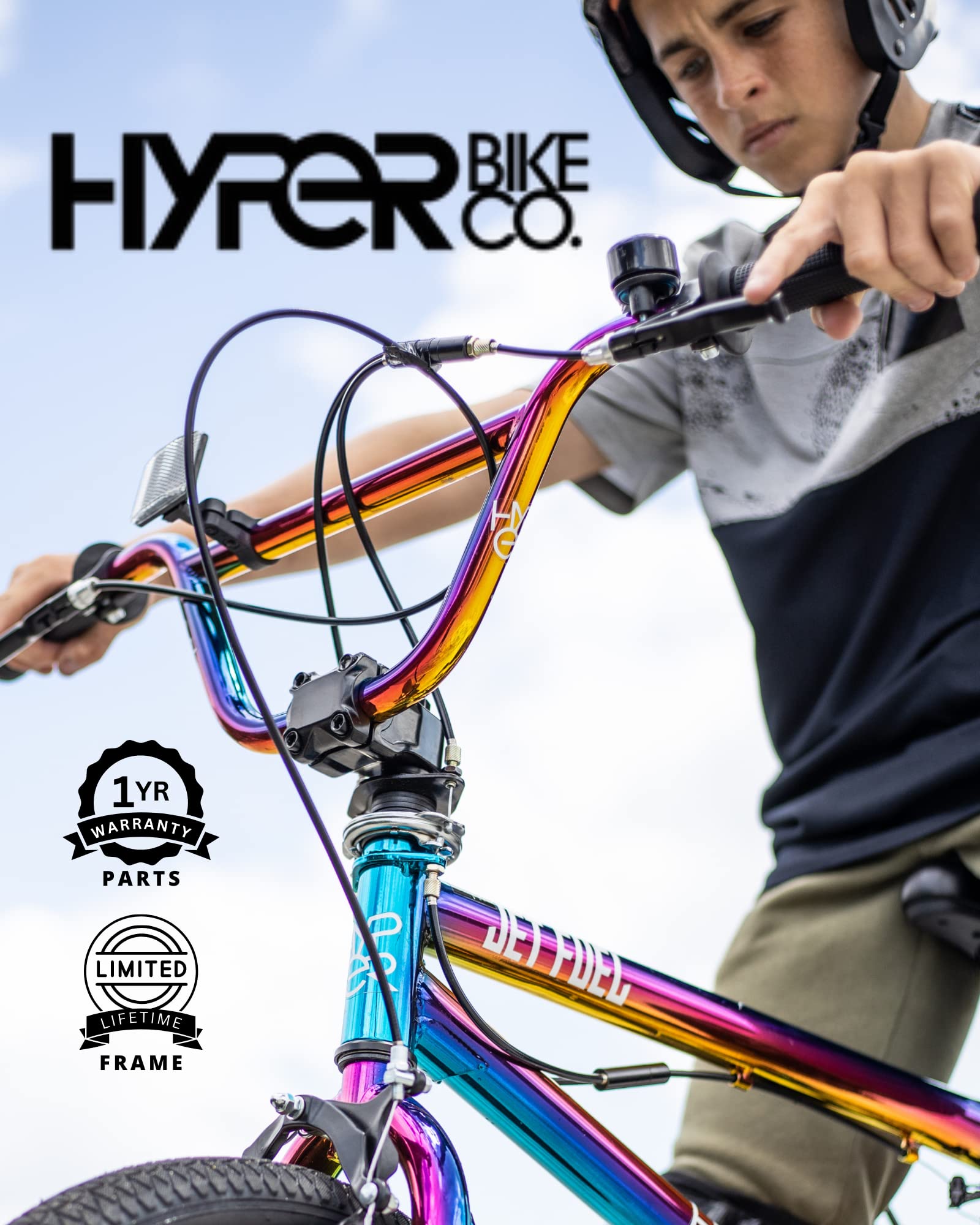 Amazon.co.jp: Hyper BMX バイク 20インチ シングル スピード 前後