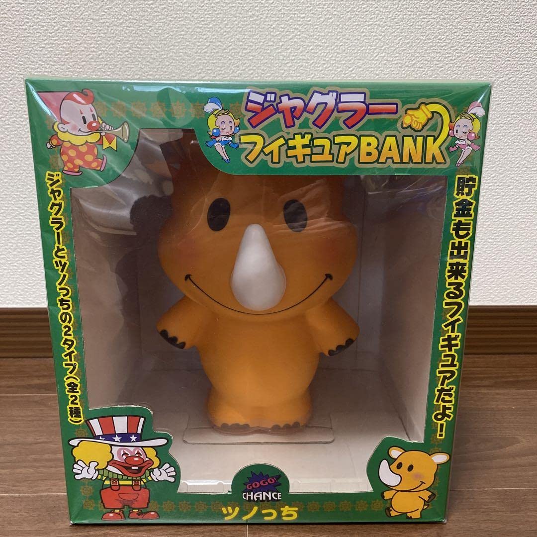 Amazon.co.jp: ジャグラー グッズ ツノっち フィギュア 貯金箱 : おもちゃ