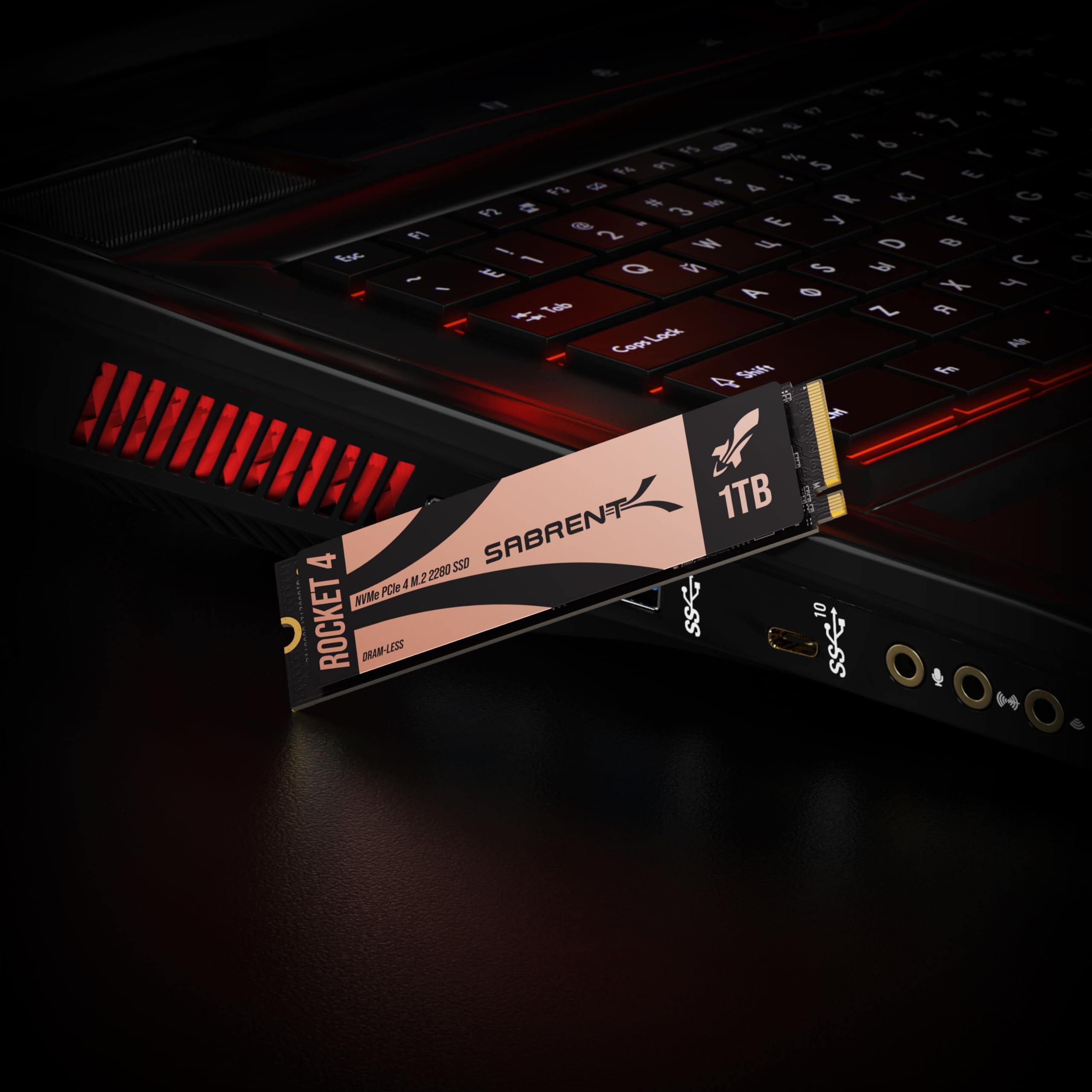 Amazon | SABRENT Rocket 4 1TB NVMe SSD PCIe Gen4 M.2 2280 内蔵