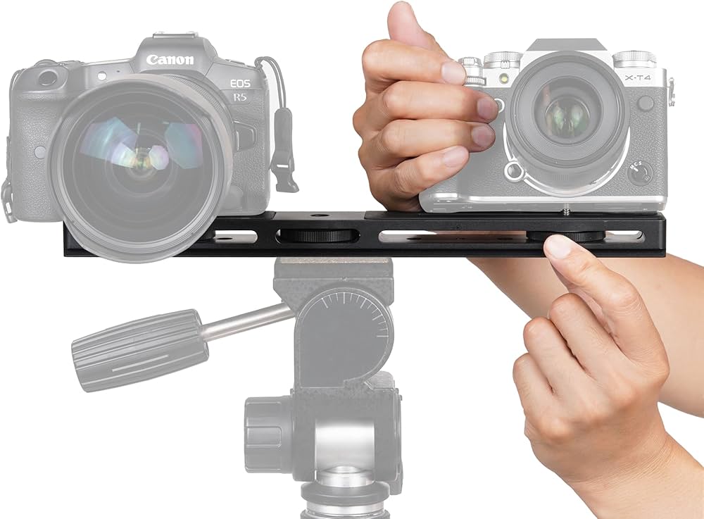 Amazon | スリック 三脚アクセサリ プレート III 機材2台取付可能