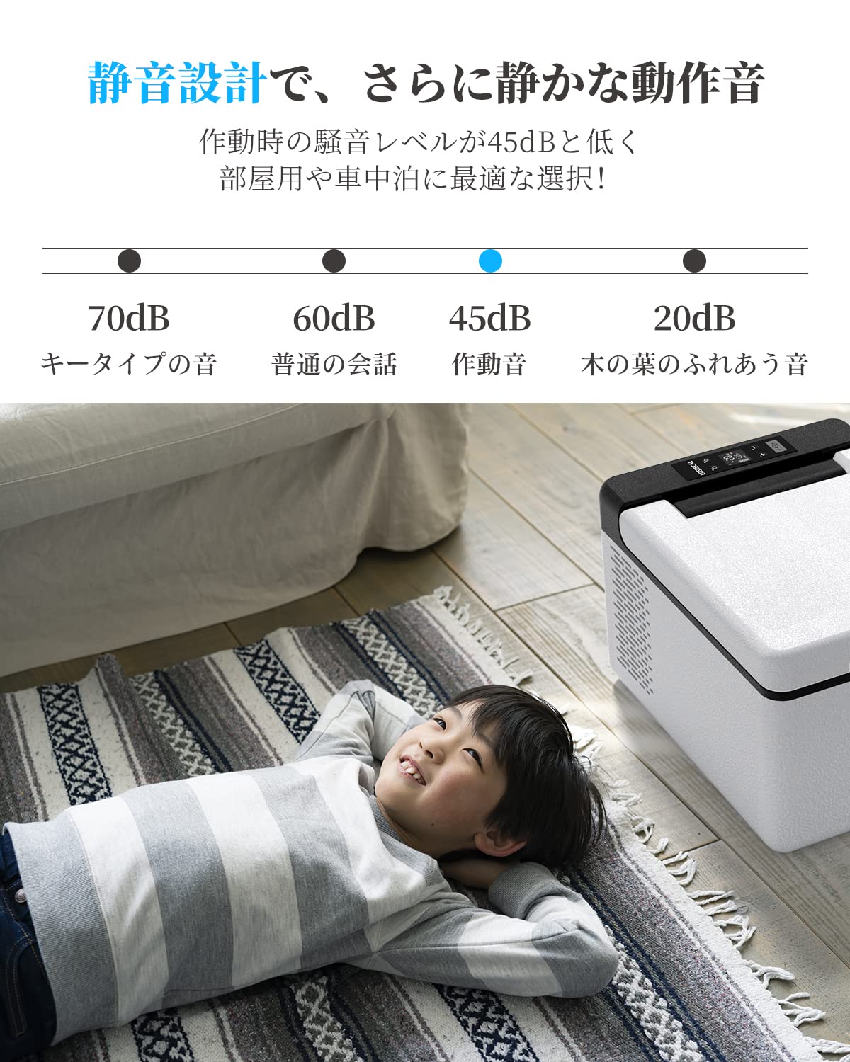 Amazon | 【2021年】LOSRECAL 車載冷蔵庫 -20℃～20℃ ポータブル冷蔵庫