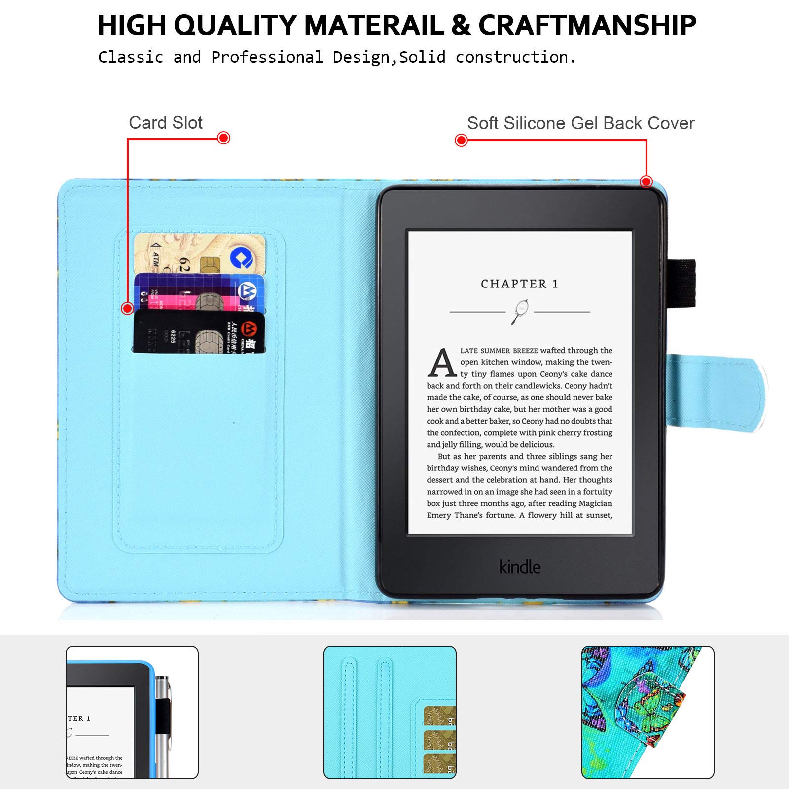 Amazon.com: Techcircle Smart Cover for Kindle Paperwhite, Folio