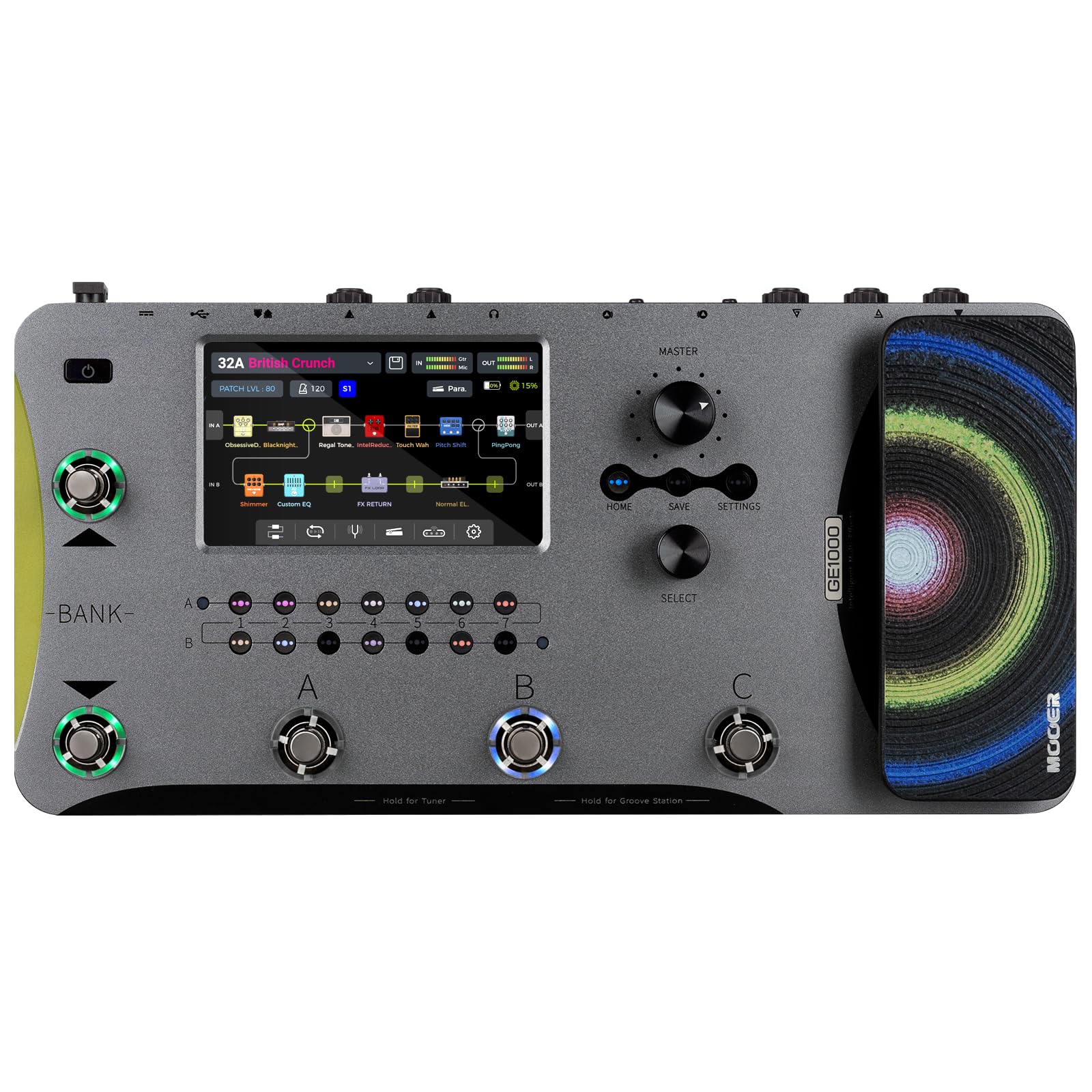 Amazon.com: MOOER GE1000 Li Professional Guitar Multi Effects