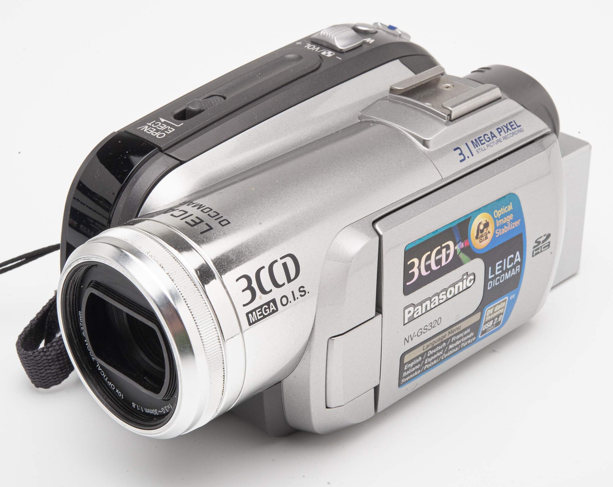 Panasonic NV-GS320 EG-S - Videocámara (miniDV, Zoom óptico de 10x