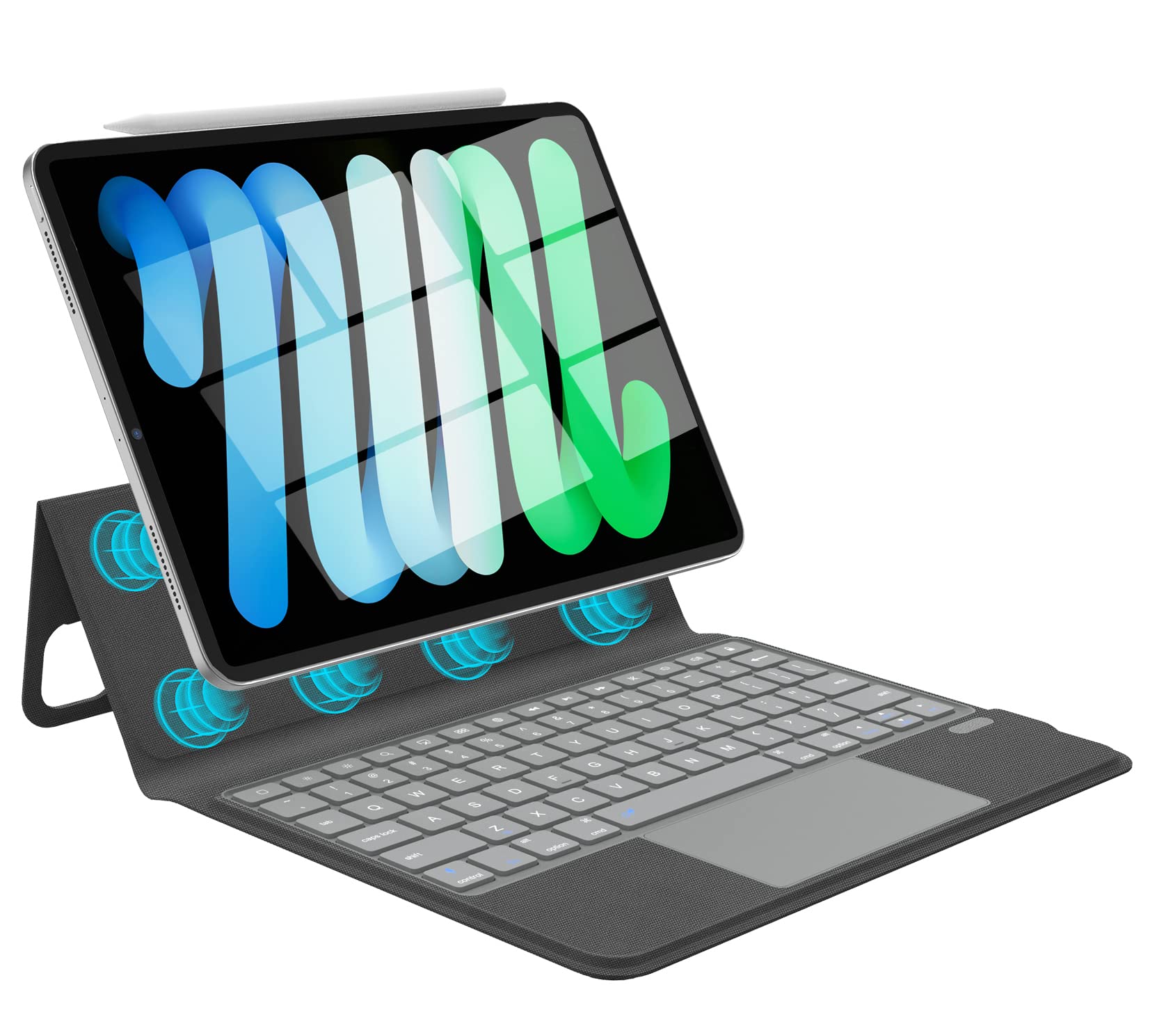 Amazon.co.jp: ipad air 11インチ キーボード m2/m3対応 タッチパッド