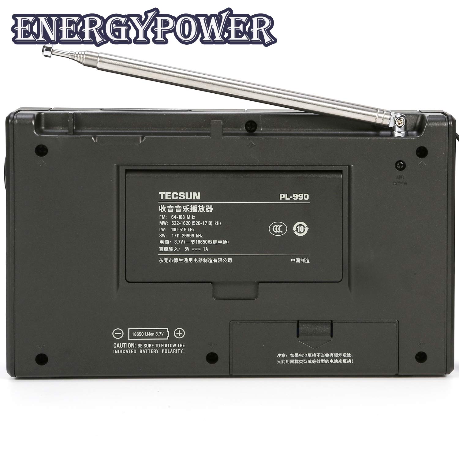 Amazon.co.jp: EnergyPower [日本語説明書付] 短波ラジオ TECSUN PL