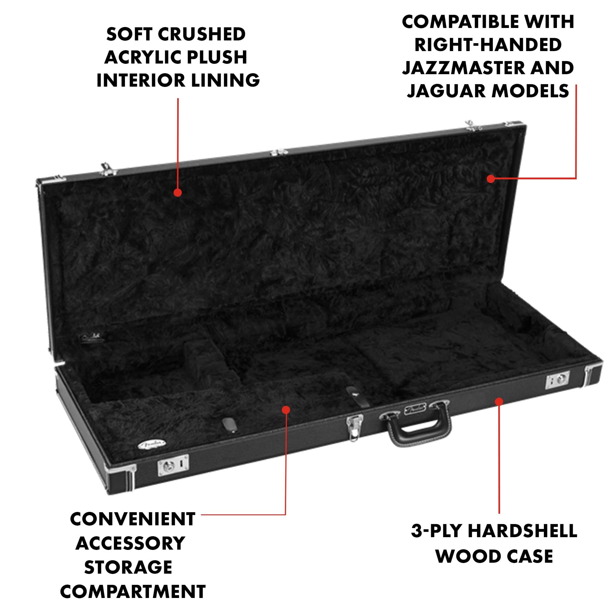 Amazon.co.jp: Fender ハードケース Classic Series Wood Case