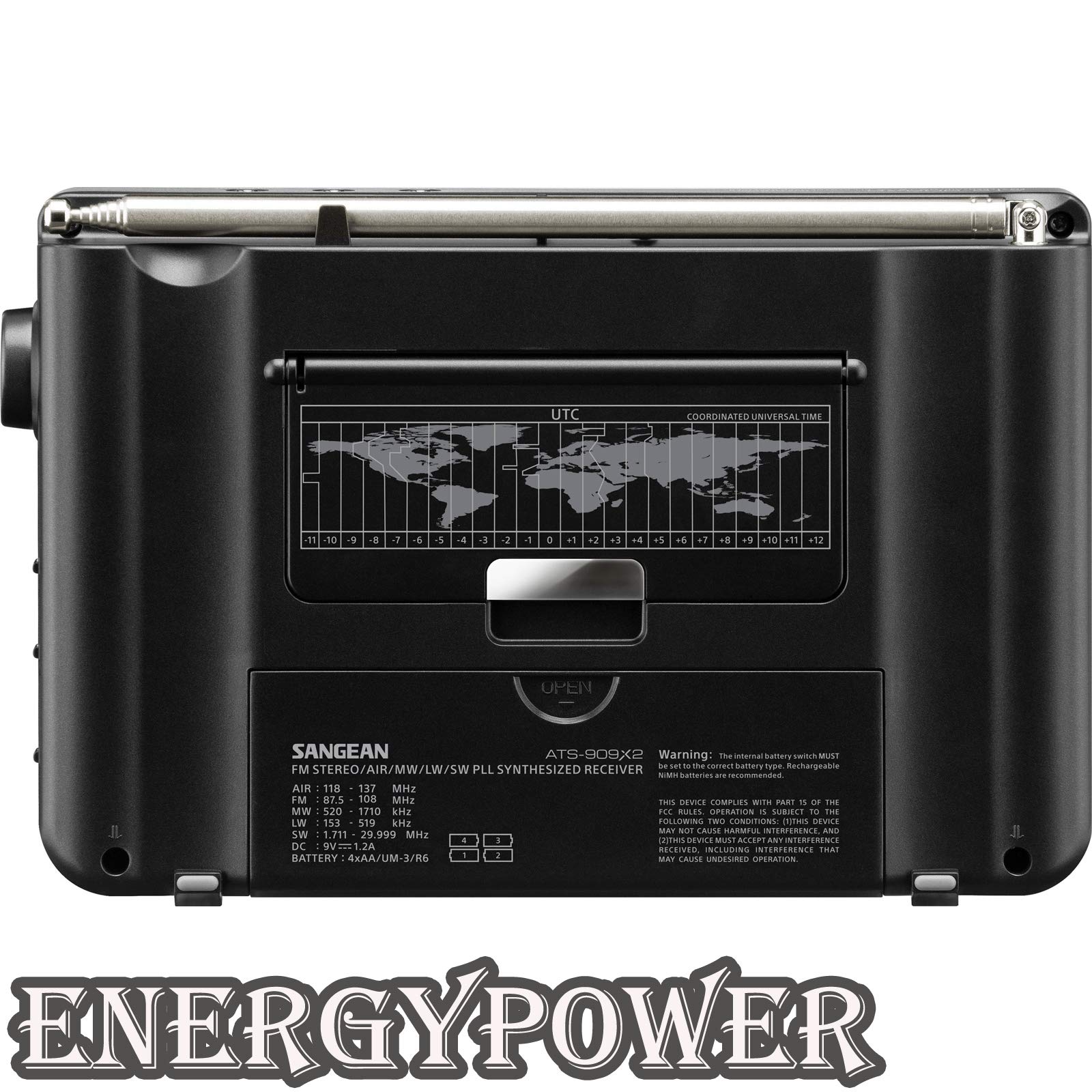 Amazon.co.jp: EnergyPower 短波ラジオ SANGEAN ATS-909X2 デュアル