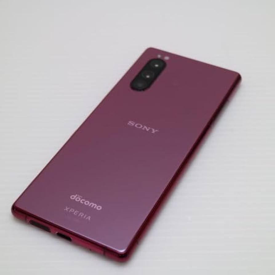 Amazon | SIMフリー Xperia5 SO-01M docomo レッド | Xperia