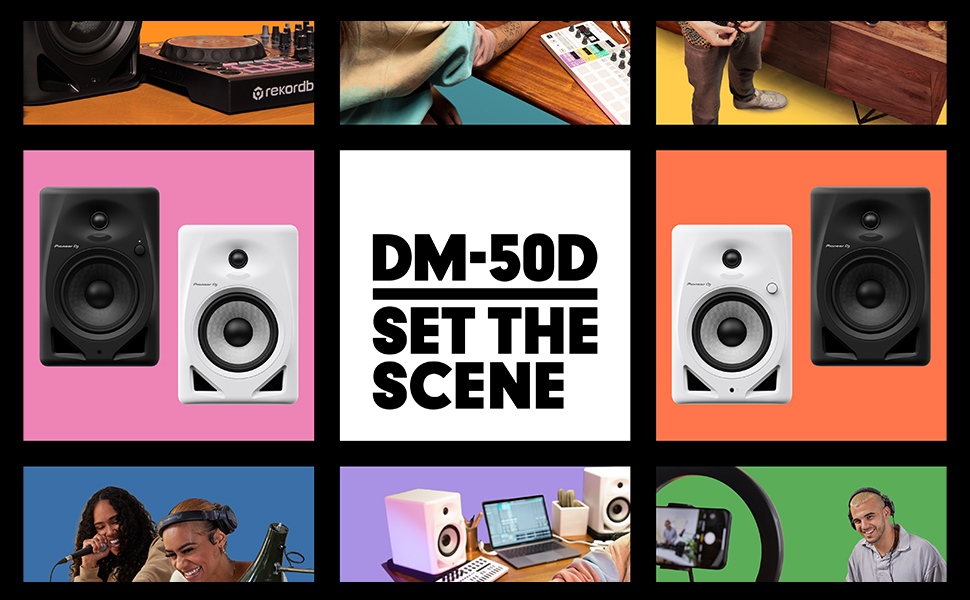 Amazon | Pioneer DJ 5インチ 2wayアクティブモニタースピーカー DM