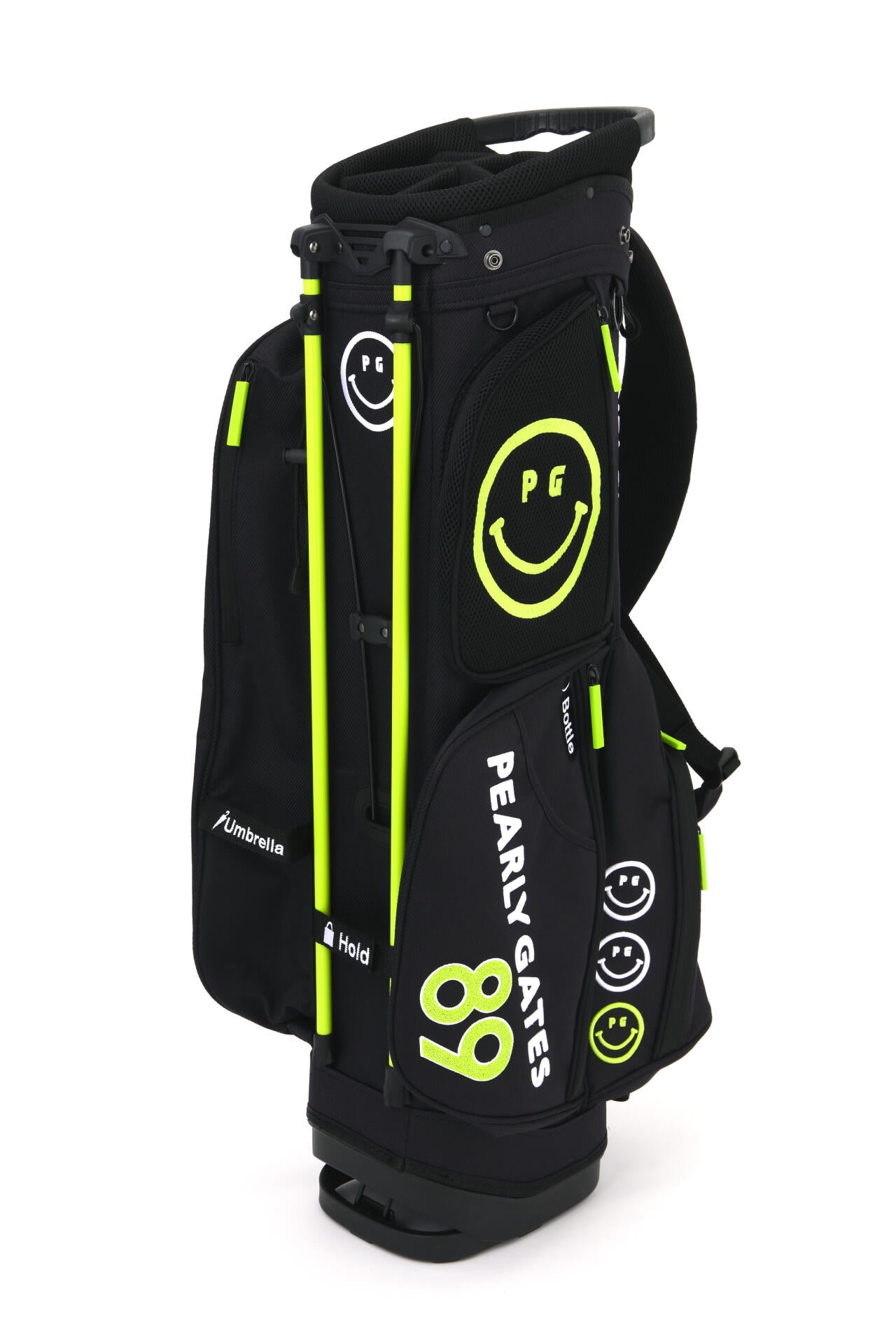 PG SMILE軽量スタンド式 キャディバッグ (46インチ対応)(9型) (UNISEX
