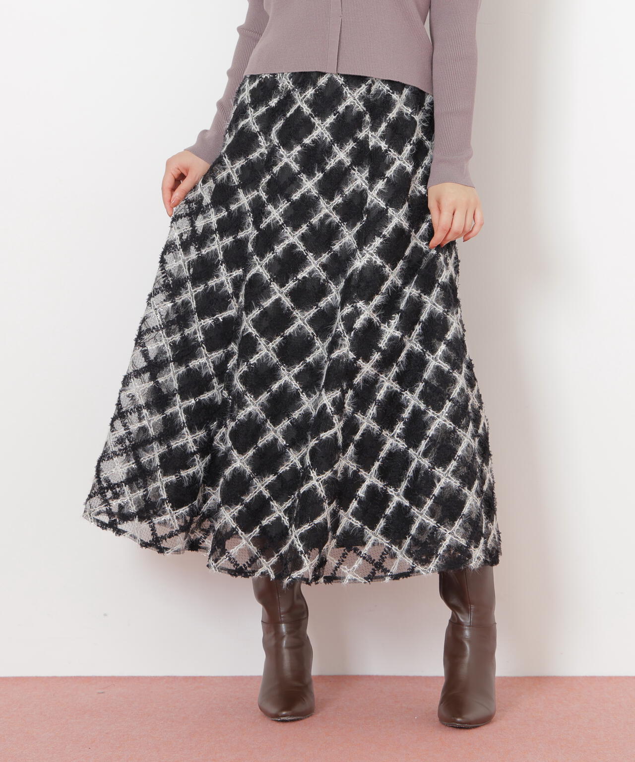 エンブロイダリーシアーチェック | JILL by JILL STUART（ジル バイ