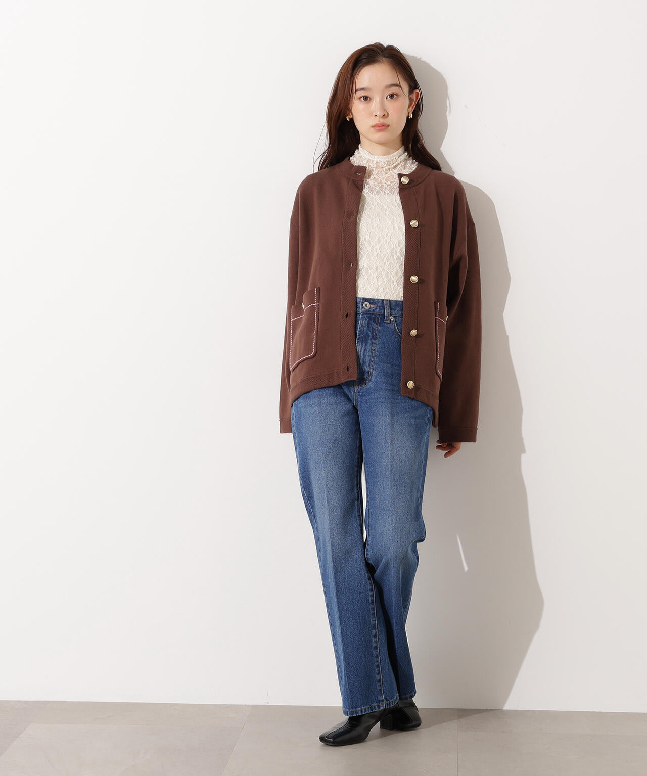 ミドル丈ニットジャケット | N. Natural Beauty Basic*（エヌ